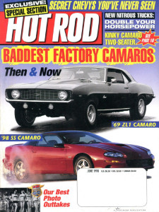 HOT ROD 1998 JUNE - ZL1 CAMARO, AMC 401, '98 CAMARO SS